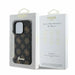 Калъф Guess Peony Script MagSafe за iPhone 16 Pro - черен
