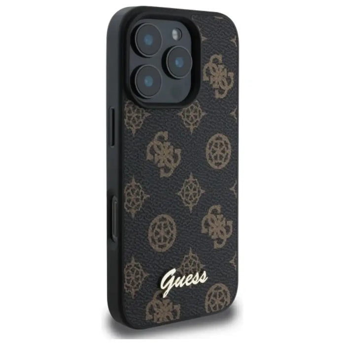 Калъф Guess Peony Script MagSafe за iPhone 16 Pro Max