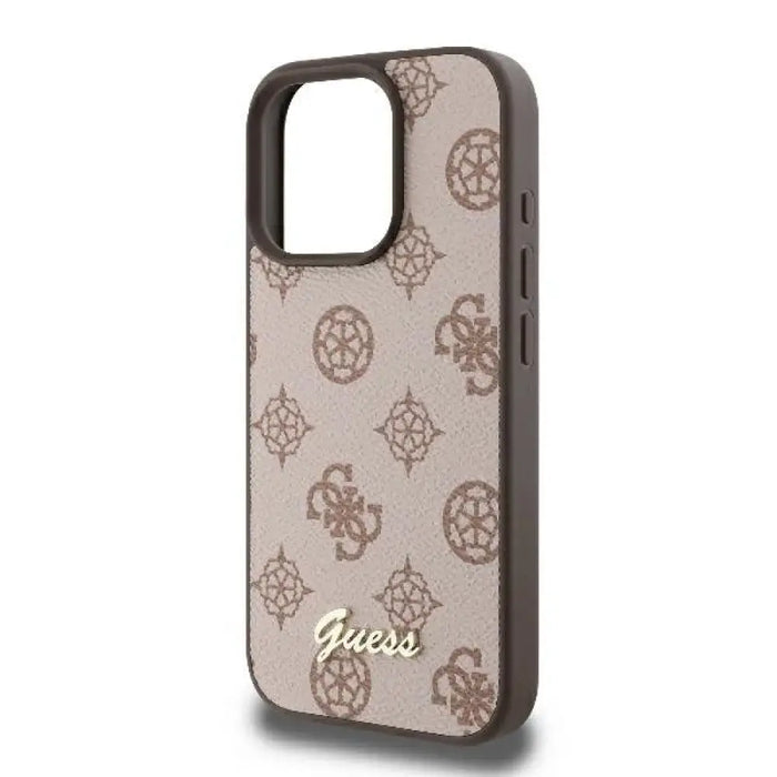 Калъф Guess Peony Script MagSafe за iPhone 16 Pro Max