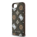 Калъф Guess PU 4G Peony с MagSafe за iPhone 16e - кафяв