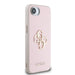 Калъф Guess PU Grained 4G с метално лого за iPhone 16e