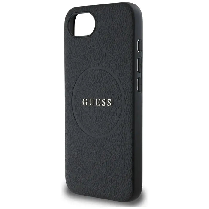 Калъф Guess PU Grained Classic Logo с MagSafe за iPhone 16e