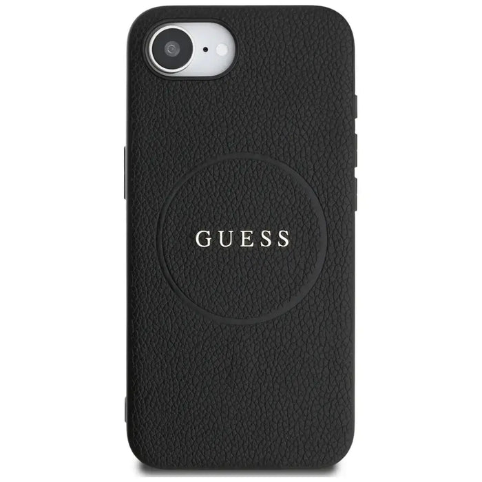 Калъф Guess PU Grained Classic Logo с MagSafe за iPhone 16e