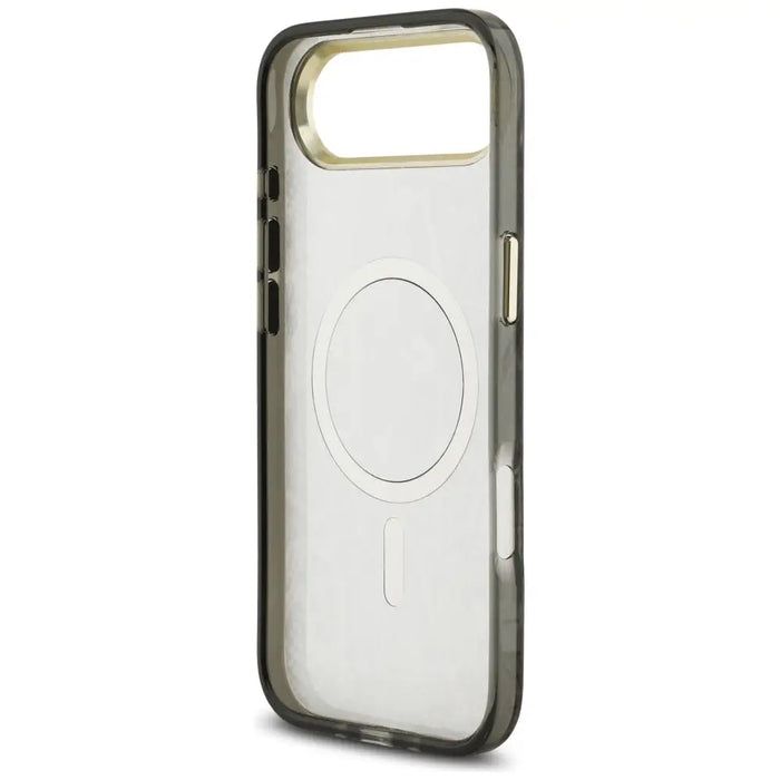 Калъф Guess Python Pattern MagSafe за iPhone Air - черен
