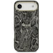 Калъф Guess Python Pattern MagSafe за iPhone Air - черен