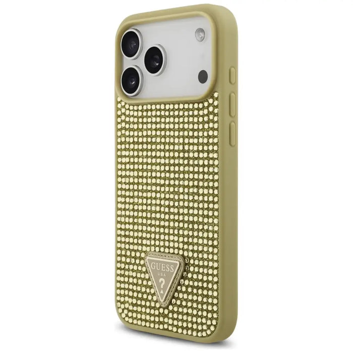 Калъф Guess Rhinestone Triangle Logo Case за iPhone 17 Pro