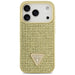 Калъф Guess Rhinestone Triangle Logo iPhone 17 Pro - златен