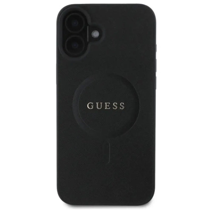 Калъф Guess Saffiano Classic Logo MagSafe за iPhone 16