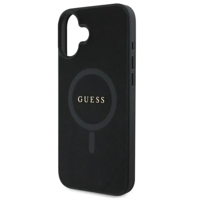 Калъф Guess Saffiano Classic Logo MagSafe за iPhone 16