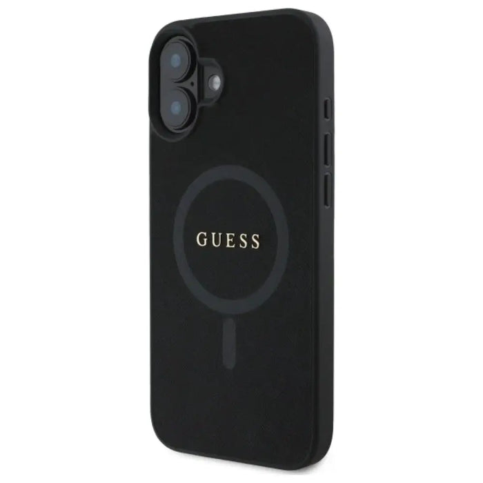 Калъф Guess Saffiano Classic Logo MagSafe за iPhone 16