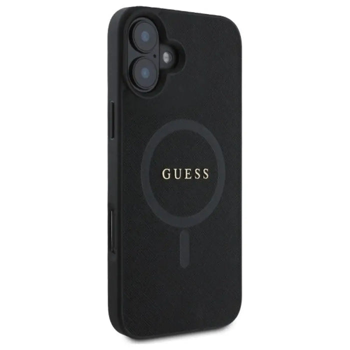 Калъф Guess Saffiano Classic Logo MagSafe за iPhone 16