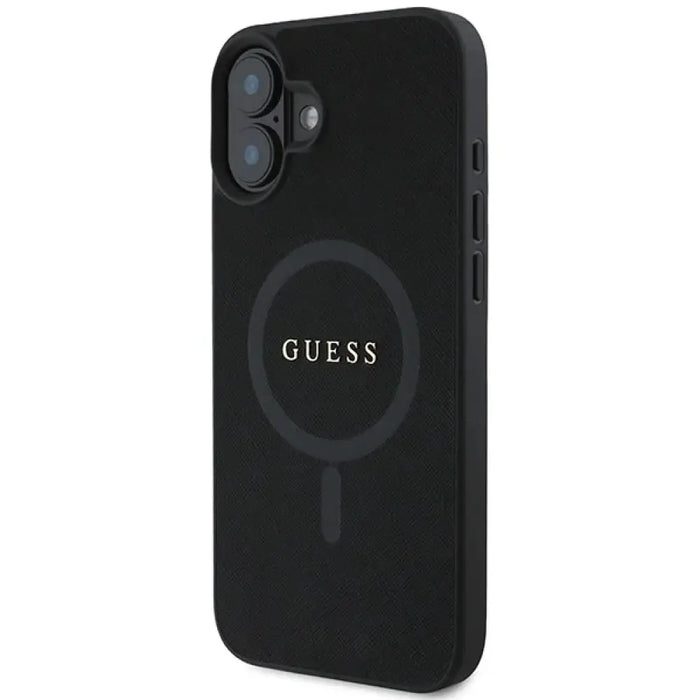 Калъф Guess Saffiano Classic Logo MagSafe за iPhone 16 Plus