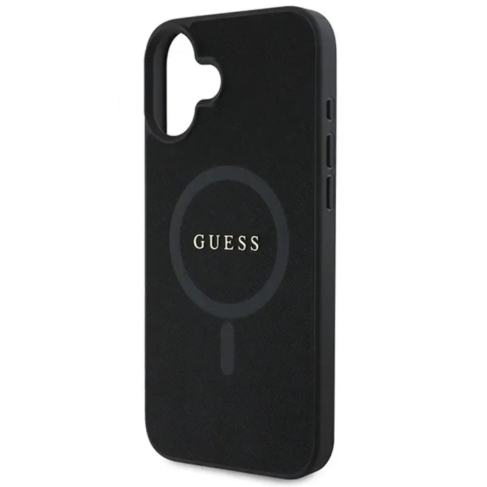 Калъф Guess Saffiano Classic Logo MagSafe за iPhone 16 Plus