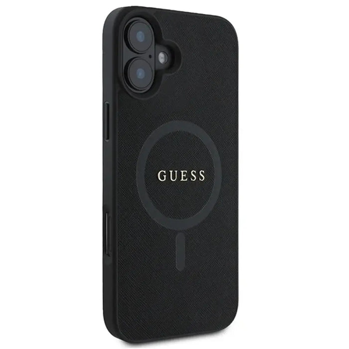 Калъф Guess Saffiano Classic Logo MagSafe за iPhone 16 Plus