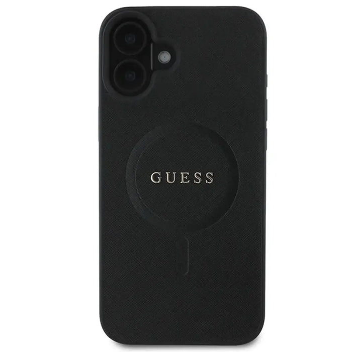 Калъф Guess Saffiano Classic Logo MagSafe за iPhone 16 Plus