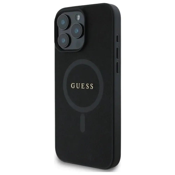 Калъф Guess Saffiano Classic Logo MagSafe за iPhone 16 Pro