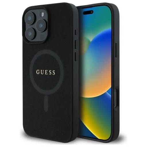 Калъф Guess Saffiano Classic Logo MagSafe за iPhone 16 Pro