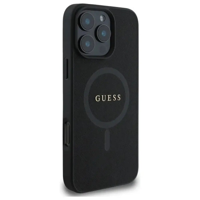 Калъф Guess Saffiano Classic Logo MagSafe за iPhone 16 Pro