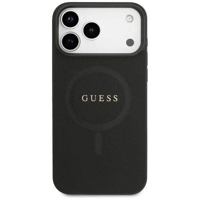 Калъф Guess Saffiano Classic Logo MagSafe за iPhone 17 Pro