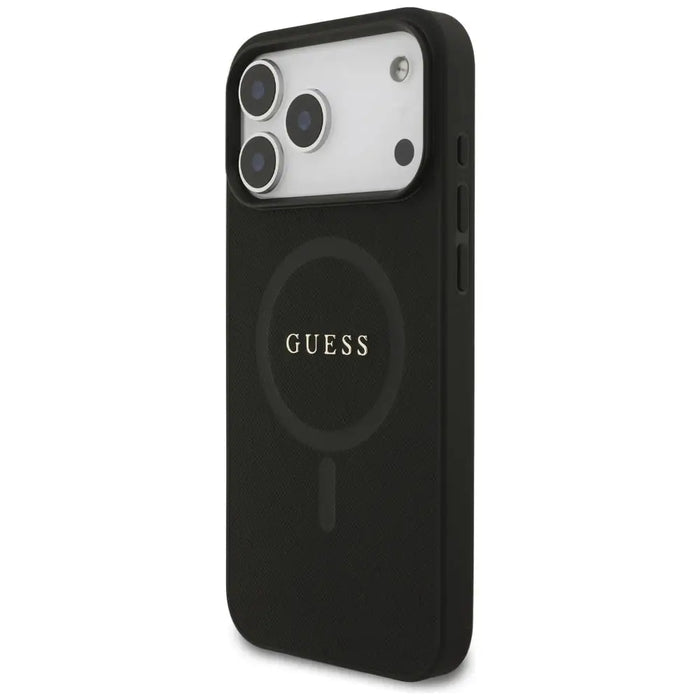 Калъф Guess Saffiano Classic Logo MagSafe за iPhone 17 Pro