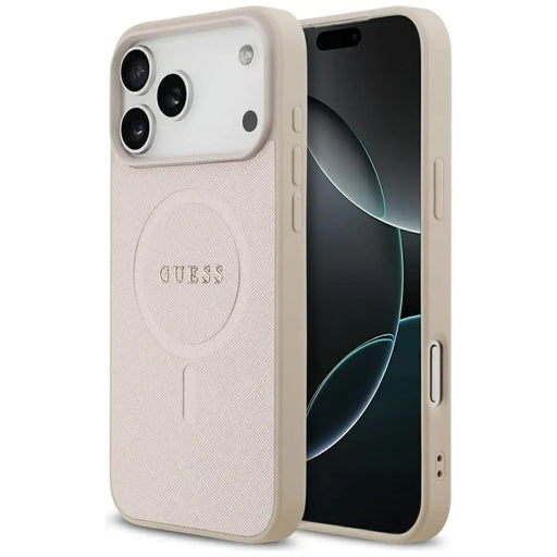 Калъф Guess Saffiano Classic Logo MagSafe за iPhone 17 Pro