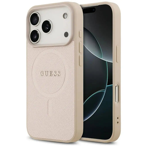 Калъф Guess Saffiano Classic Logo MagSafe за iPhone 17 Pro