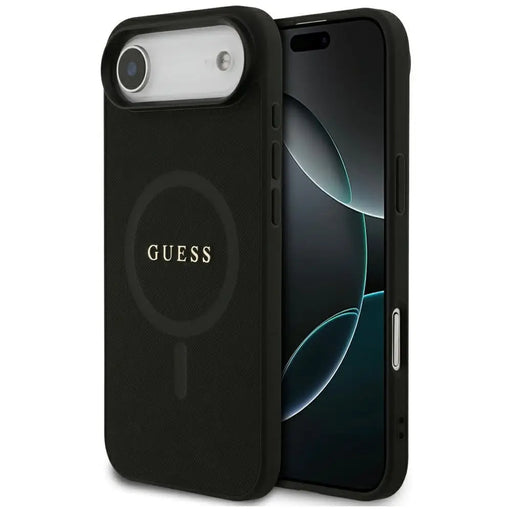 Калъф Guess Saffiano Classic Logo MagSafe за iPhone Air