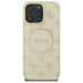 Калъф Guess Saffiano Peony Classic Logo MagSafe за iPhone