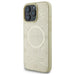 Калъф Guess Saffiano Peony Classic Logo MagSafe за iPhone