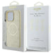 Калъф Guess Saffiano Peony Classic Logo MagSafe за iPhone
