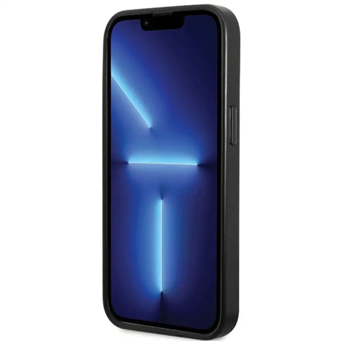 Калъф Guess Strass Metal Logo iPhone 13 Pro 6.1’’ - черен