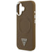 Калъф Guess Triangle Logo MagSafe за iPhone 17 - кафяв