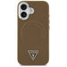 Калъф Guess Triangle Logo MagSafe за iPhone 17 - кафяв