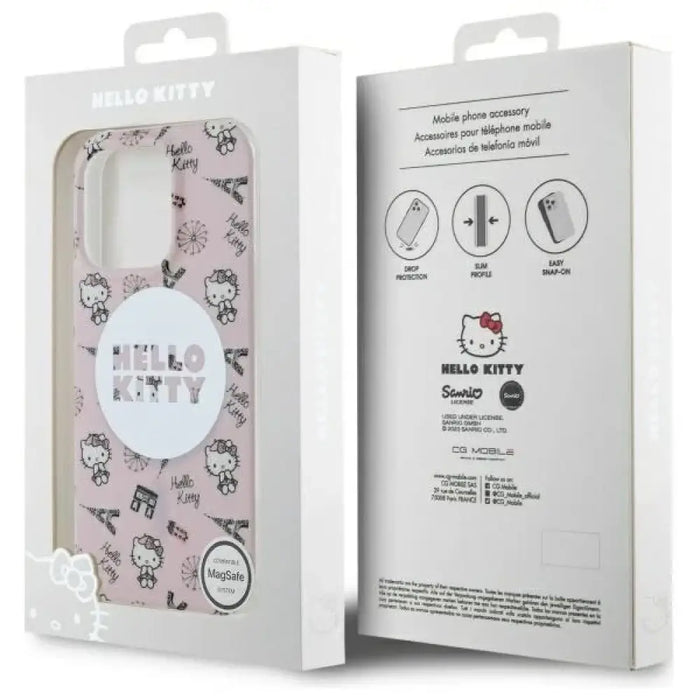 Калъф Hello Kitty IML All Over Paris Magsafe за iPhone 16