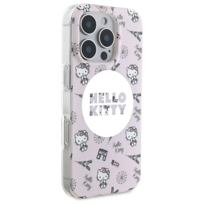 Калъф Hello Kitty IML All Over Paris Magsafe за iPhone 16