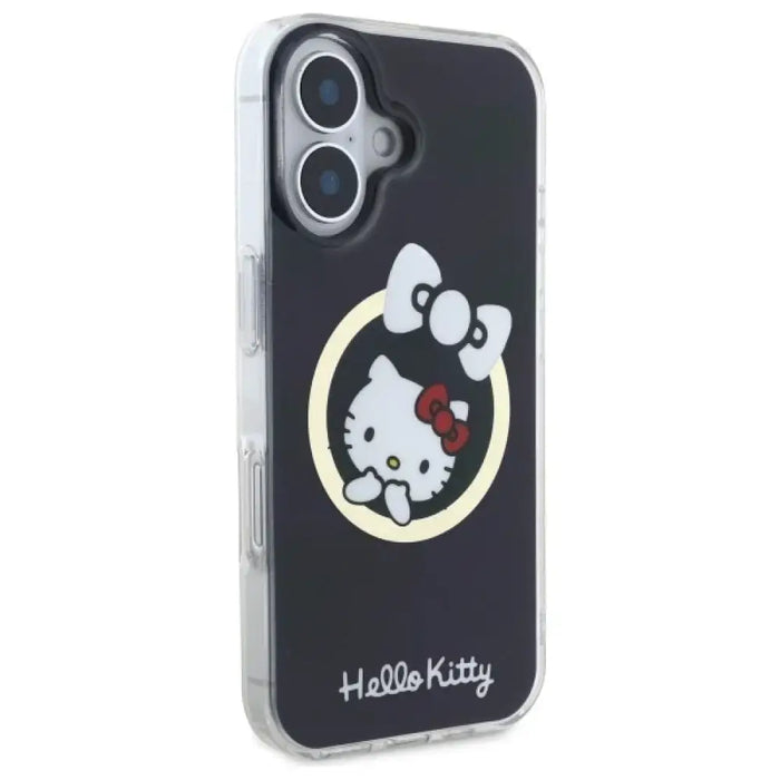 Калъф Hello Kitty IML Fun bow Magsafe за iPhone 16 - черен