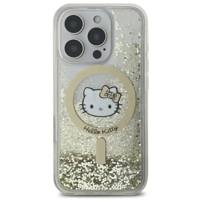 Калъф Hello Kitty Liquid Glitter Fever MagSafe за iPhone 16