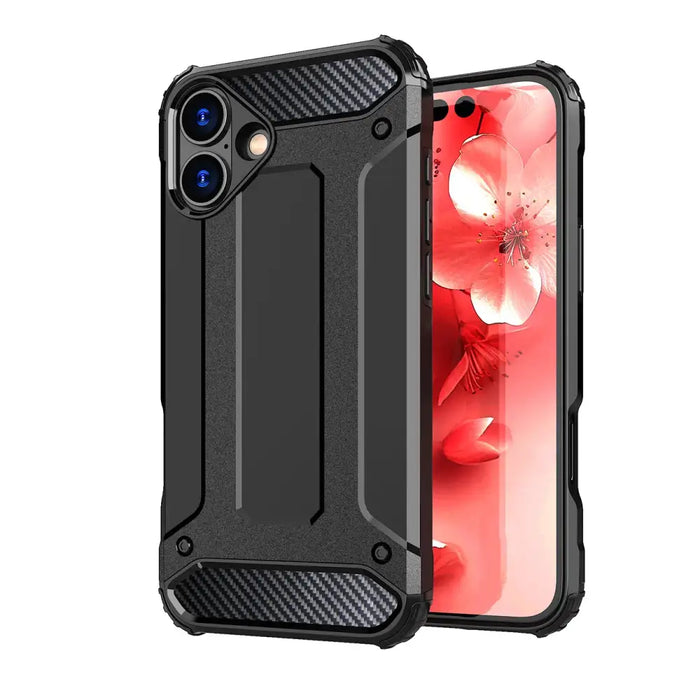 Калъф Hybrid Armor iPhone 16 Plus - черен