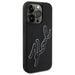 Калъф Karl Lagerfeld 3D Rubber Signature за iPhone 15 Pro