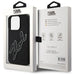 Калъф Karl Lagerfeld 3D Rubber Signature за iPhone 15 Pro
