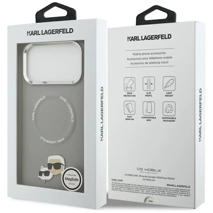 Калъф Karl Lagerfeld Karl & Choupette Pins MagSafe