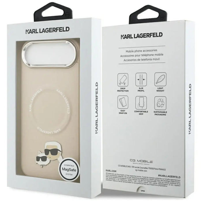 Калъф Karl Lagerfeld Karl & Choupette Pins MagSafe