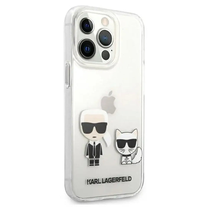 Калъф Karl Lagerfeld Karl & Choupette за iPhone 13 Pro Max