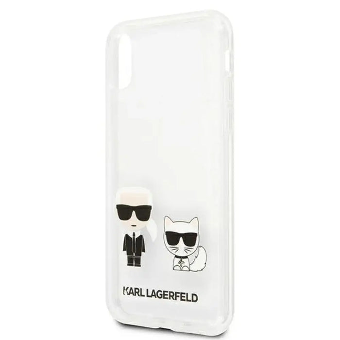 Калъф Karl Lagerfeld Karl & Choupette за iPhone Xs Max