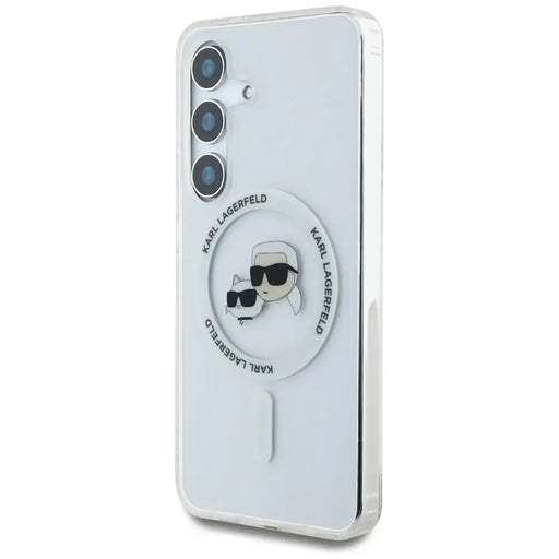 Калъф Karl Lagerfeld Button Karl & Choupette Heads Printed