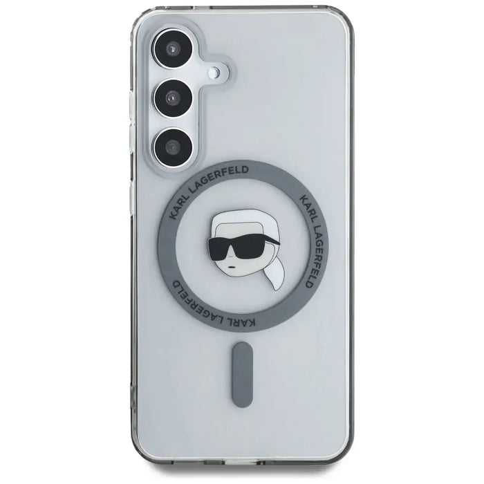 Калъф Karl Lagerfeld Button Karl Head Printed Logo MagSafe