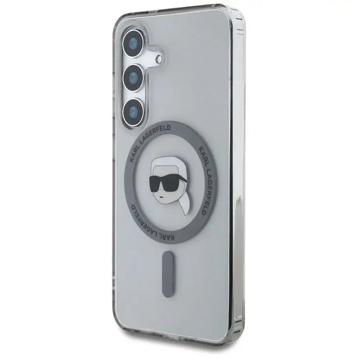 Калъф Karl Lagerfeld Button Karl Head Printed Logo MagSafe