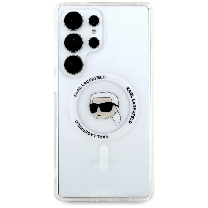 Калъф Karl Lagerfeld Button Karl Head Printed Logo MagSafe