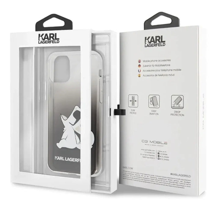 Калъф Karl Lagerfeld Choupette Fun iPhone 11 Pro Max - черен