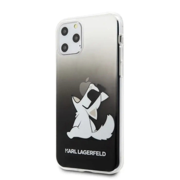 Калъф Karl Lagerfeld Choupette Fun iPhone 11 Pro Max - черен
